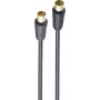 Cabo coaxial ShiverPeaks BS80207-128-GS 7,5 m IEC preto