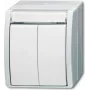 BUSCH JAEGER 1484-0-0379 - Botão - branco - IP44 - CE - 74 mm - 55 mm