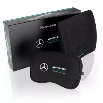 noblechairs conjunto de almofadas de espuma viscoelástica - Mercedes-AMG Petronas Formula One Team Edition