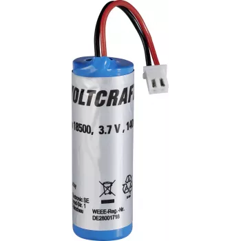 Bateria de substituição de iões de lítio VOLTCRAFT 18500 tipo 18500, compatível com (detalhes) termómetro de infravermelhos IR1000-50CAM, IR-1600 CAM 18500 (18500)