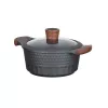 Utensílios de cozinha Resto Kitchenware Capella 2,6 L redondo preto madeira
