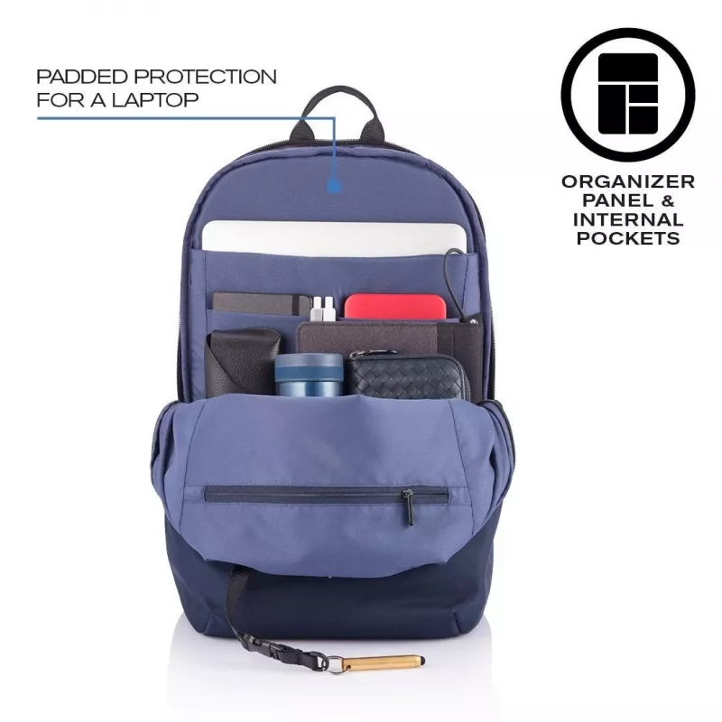 Mochila de lazer XDDESIGN Bobby Soft com compartimento para portátil de 15,6