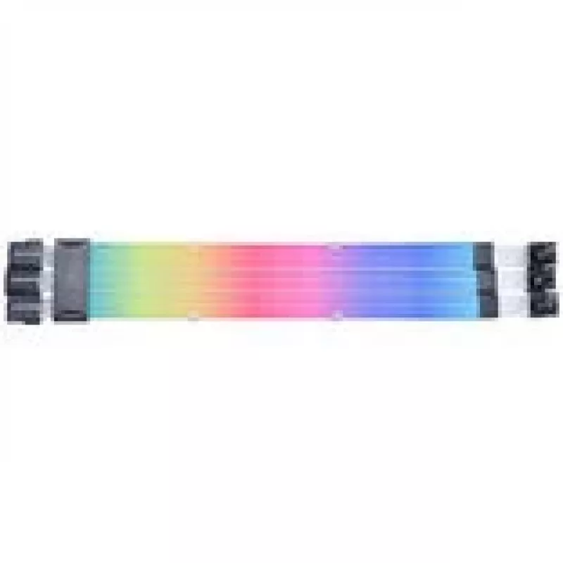 Cabo de alimentação GPU ARGB Lian Li Strimer Wireless GPU 3x 8 pinos PW12-1W — conector de alimentação GPU ARGB sem fios (3×8 pinos)