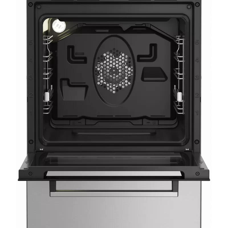 Placa de gás e forno elétrico BEKO FSM52321DXDT aço inoxidável 50 cm, classe de eficiência energética A