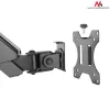 Suporte de monitor de secretária MACLEAN MC-775 para ecrãs de 32 polegadas (81,3 cm), VESA 75x75–100x100, até 8 kg, cinzento