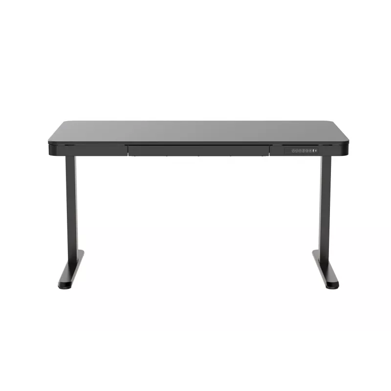 Secretária ACTIVEJET com regulação elétrica de altura 140x70 ET119W-C preta