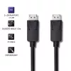 DisplayPort v1.2 macho, 4K, 1,5 m