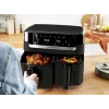 Fritadeira de ar quente Tefal Easy Fry EY901N Double 8,3 L Aparelho independente 2700 W Preto