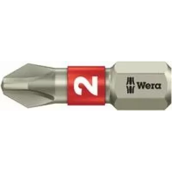 Bit de aparafusar Wera 3851/1 TS PH1 × 25 mm aço inoxidável
