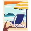 Conjunto de pintura Ravensburger CreArt – Relax at the Beach (23897) conjunto de arte