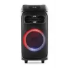 Altifalante de festa JVC XS-EP514B — altifalante portátil estéreo, 150W RMS, Bluetooth 5.0, TWS, bateria de 4000mAh, karaoke, FM, preto