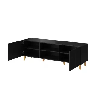 Móvel RTV Cama PAFOS 150x42x52 preto mate