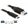Cabo USB DeLOCK 0,5 m USB3.1-C/USB3.1-A