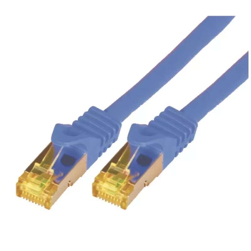 Cabo de rede M-Cab 7,5 m RJ-45 Cat7 azul S/FTP
