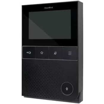Videoporteiro IP DoorBird A1101 Black Edition — posto de porta para controlo de acesso de vídeo IP (modelo A1101)