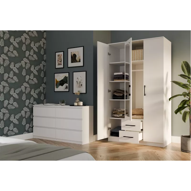 Roupeiro Topeshop ROMANA 120 BIEL