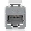 Acoplador Keystone Ubiquiti UACC-Keystone-Coupler-C6A plano aço inoxidável RJ-45