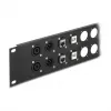 Acessório para patch panel DeLOCK 88055 montagem em rack 2U preto