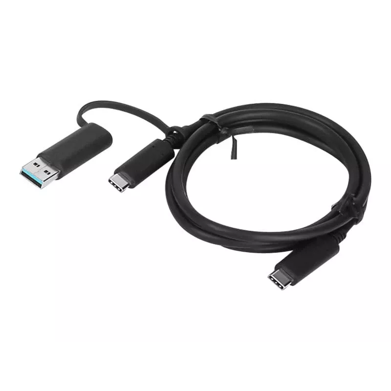 Cabo USB Lenovo 4X90U90618 USB 3.2 Gen 1 (3.1 Gen 1) 1 m USB A/USB C USB C Preto