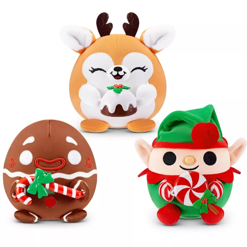 Figura de brincar Zuru Snackles Christmas – caixa surpresa colecionável, figura individual sortida