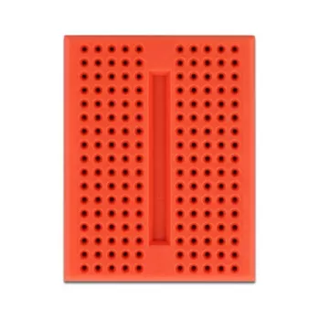 Placa de ensaio DELOCK 18318 – placa de prototipagem em plástico sem soldadura, 36 × 46 × 10 mm, vermelho