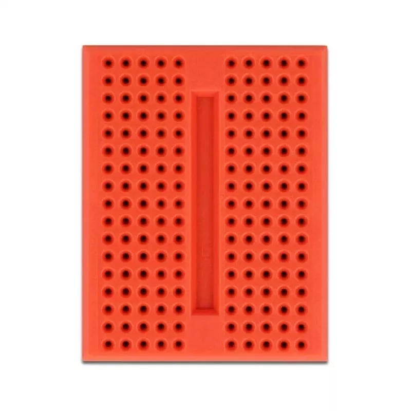 Placa de ensaio DELOCK 18318 – placa de prototipagem em plástico sem soldadura, 36 × 46 × 10 mm, vermelho