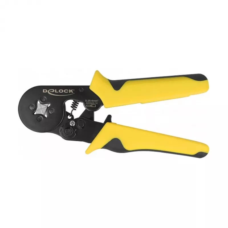 Alicate de crimpagem DeLOCK 90558 preto amarelo