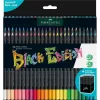 Lápis de cor Faber-Castell 116450, conjunto multicolor, 50 unidades, mina macia, caixa de cartão