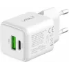 Carregador de rede USB-C/A YENKEE YAC G38 20W 3A Power Delivery (USB‑C e USB‑A)