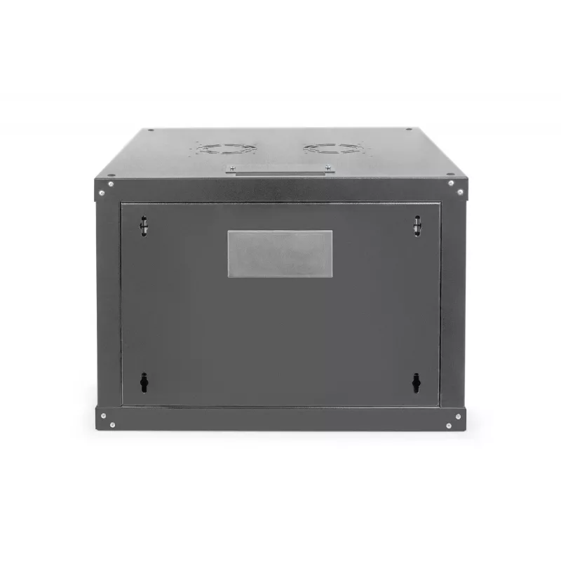 Armário de parede Professional Unique Série - 600x600 mm (LxP), armário IT preto, 7 unidades de altura