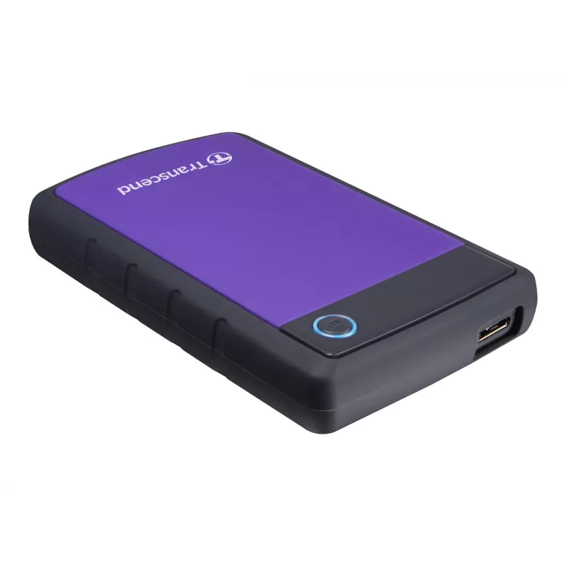 Transcend StoreJet 25H3P - disco rígido - 1TB - externo - 6,4 cm (2.5) - SuperSpeed USB - 5400 rpm - memória intermédia: 8MB - brilliant purple (TS1TSJ25H3P)