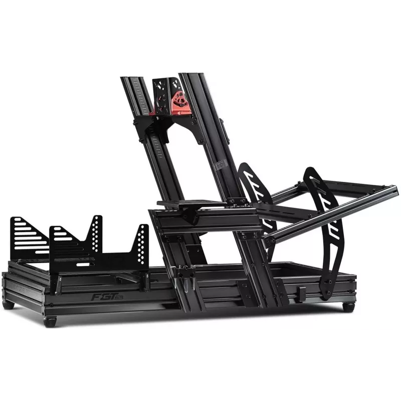 Next Level Racing – Cockpit de simulador em perfil de alumínio F-GT Elite Formula & GT – versão de montagem lateral e frontal (396039)