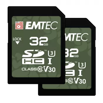 Cartão de memória Emtec 32GB UHS-I U3 V30 Outdoor ECMSD32GHC10ORP