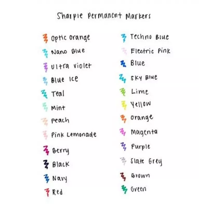 Marcador fino Sharpie Fine 24 unid. multicolorido