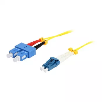 Cabo de patch de fibra ótica 2 m LC-SC - 9/125um - OS2 - AD=2mm - Synergy 21 -