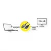 Cabo adaptador de vídeo ROLINE 11.45.5780 1 m DisplayPort para HDMI preto