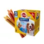 Snacks de higiene dentária para cães Pedigree DentaStix 1,44 kg para cães adultos de raças médias – vaca e frango, higiene dentária, vitamina E
