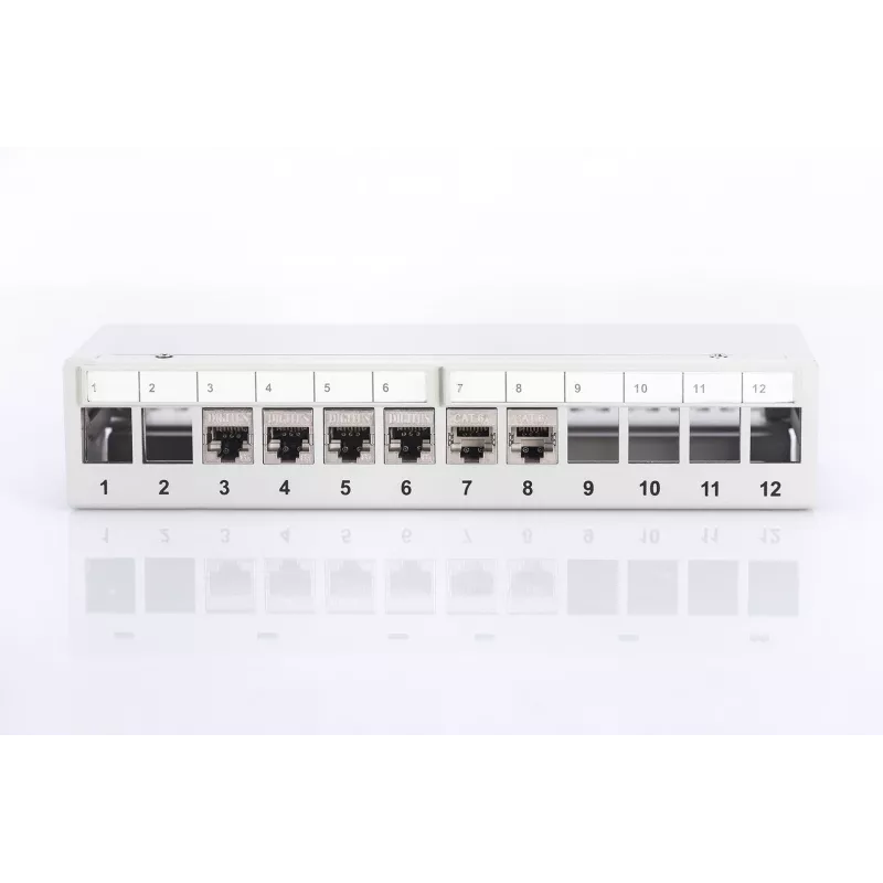 Patch panel modular de secretária Digitus DN-93706 12 portas
