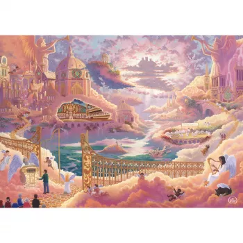 Puzzle Schmidt Spiele Zac Kinkade Kingdom of Heaven — 1000 peças, arte de paisagem