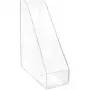 MAUL porta-revistas em acrílico A4, transparente, espessura: 3,8 mm dimensões: (L)98 x (P)263 x (A)307 mm (19510-05)