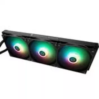 Arrefecedor de CPU Thermalright Frozen Warframe 420 preto ARGB — ventoinha ARGB de 140mm, radiador de 420mm