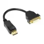 Good Connections Cabo adaptador DisplayPort 1.2 macho para DVI-I 24+5 fêmea - preto - 0,2 m