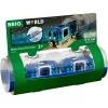 Welt Tunnelbox U-Bahn brilha no escuro, veículo de brincar azul