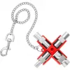 Chave universal Knipex 00 11 06 para quadros elétricos