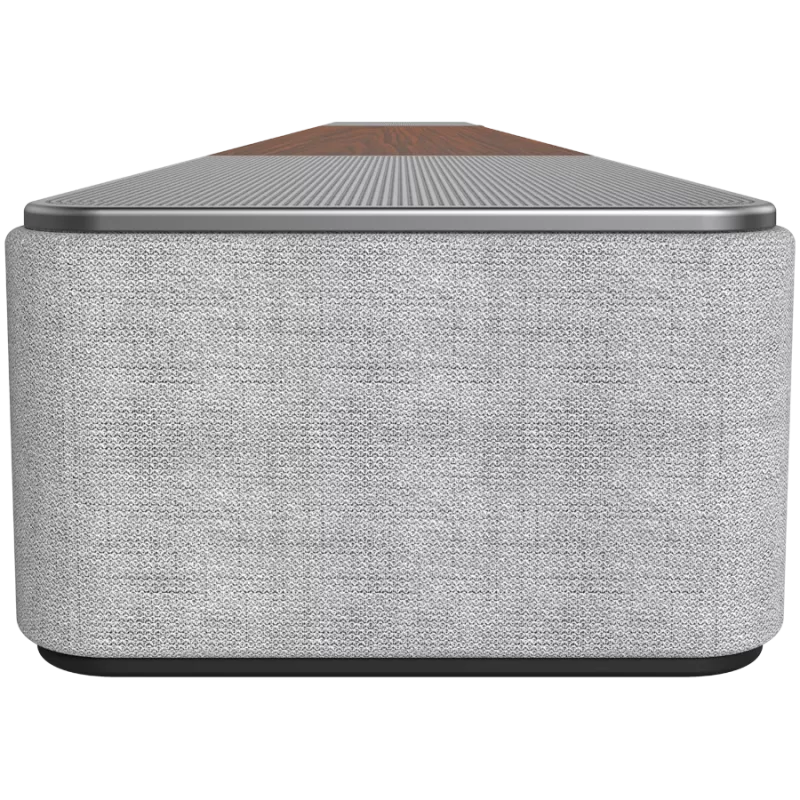 Coluna barra de som KLIPSCH 1073541 — 3.1.2 canais, 100 W RMS, subwoofer integrado, cinzento/nogueira
