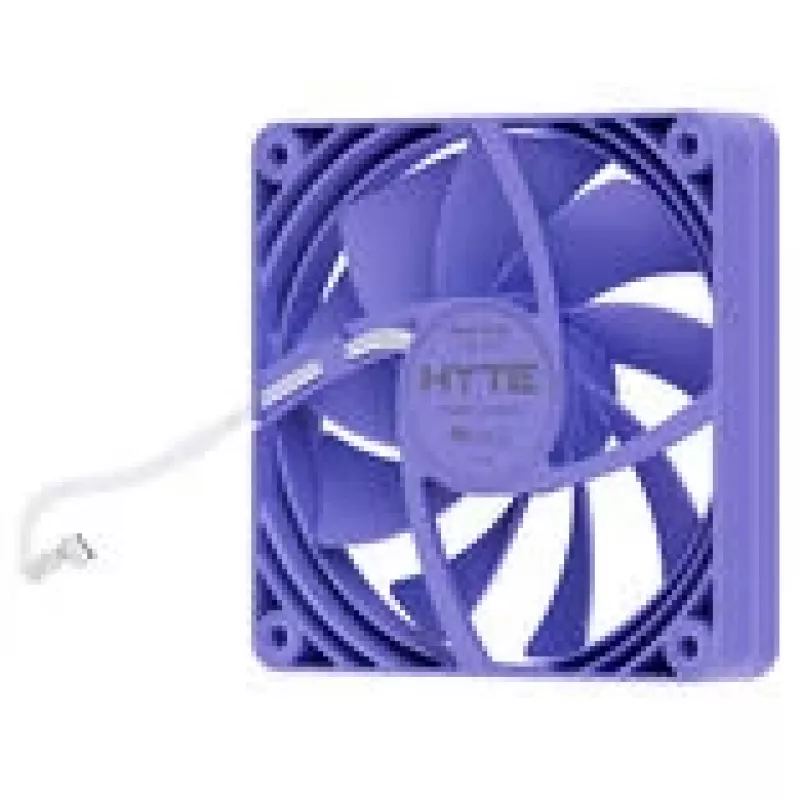 Conjunto de ventoinhas de refrigeração para computador HYTE FA12-TM-4 120 mm Violeta, 1500 rpm, 72 m³/h, 1,6 mmH2O, FDB, pack de 4
