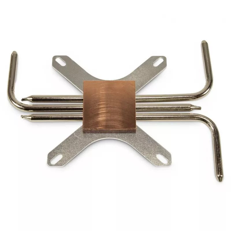 Dissipador Inter-Tech IP-3, cobre, prateado, 165x100x12 mm