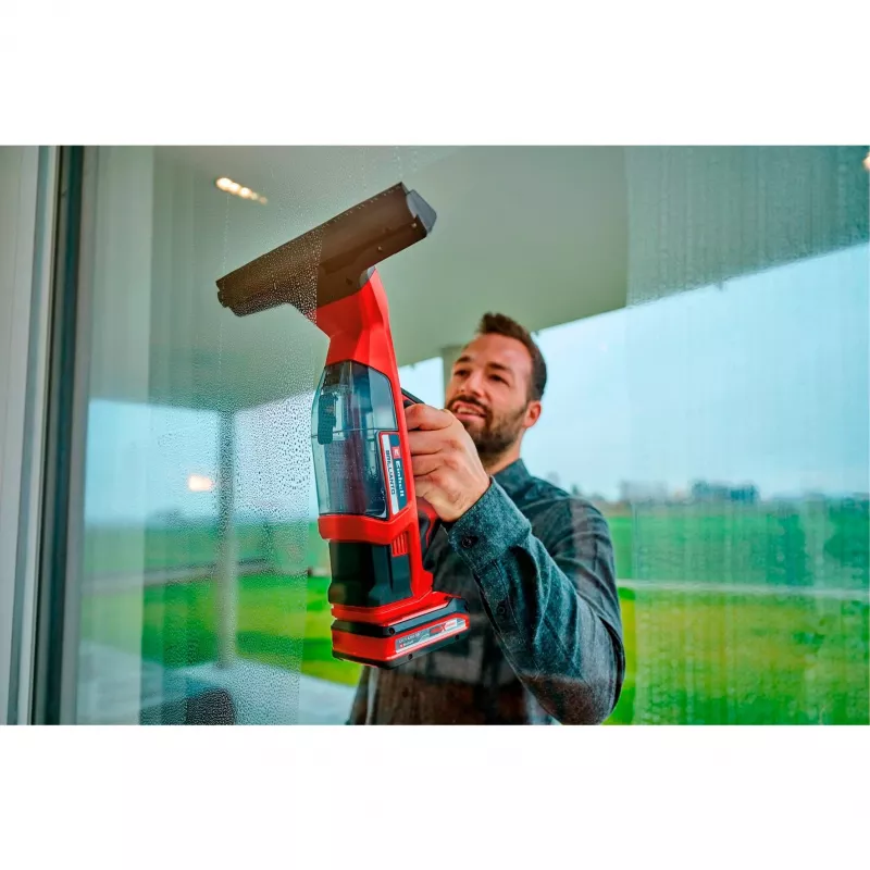 Einhell BRILLIANTO aspirador de janelas 0,3 L preto, vermelho
