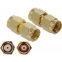 Adaptador de cabo DeLOCK 89971 SMA RP-SMA dourado