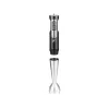 LAFE BlendMix BRK-003A conjunto de varinha mágica, 800 W, 2 velocidades, turbo, lâmina de aço inoxidável, copo de 0,6 l, preto/prateado